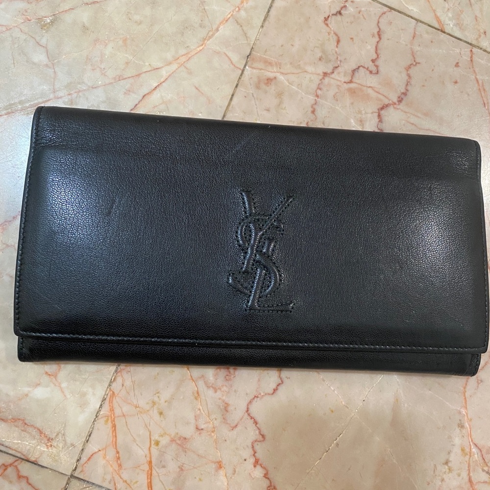 Ysl travel wallet black